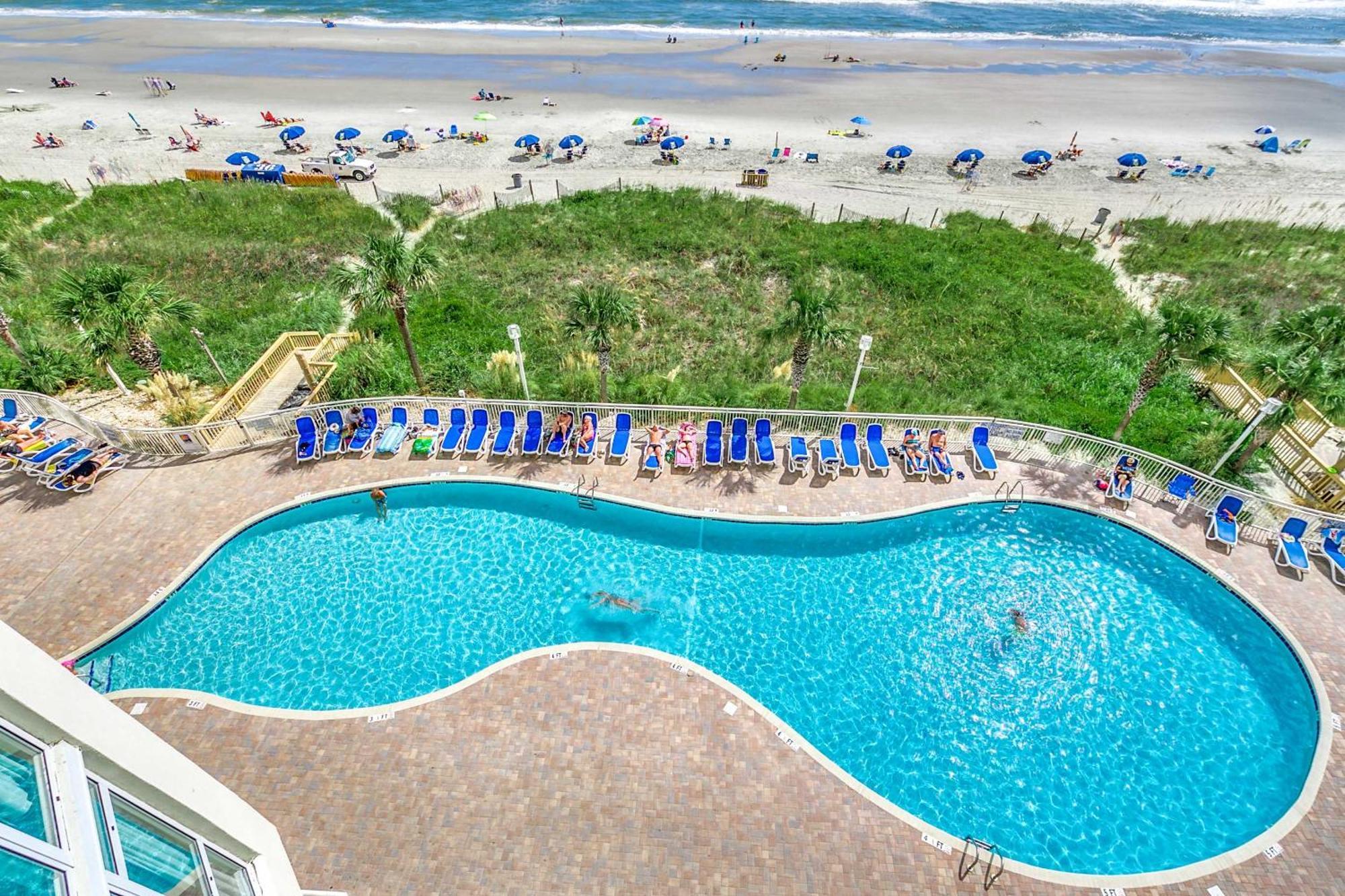 Oceanfront Top Location Modern Resort Lazy River Huge Pool Oasis Myrtle Beach Exterior photo